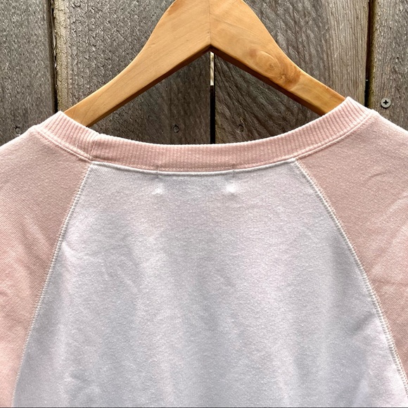 *WILDFOX | Knit Grapefruit Stripe Long Sleeve Coordinating Pullover Size L - Picture 9 of 11